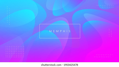 Abstract background with fluid shapes vector design. Minimal poster. Futuristic backdrop. Dynamic 3d composition for Banner, Landing Page, Web, Cover, Brochure. 