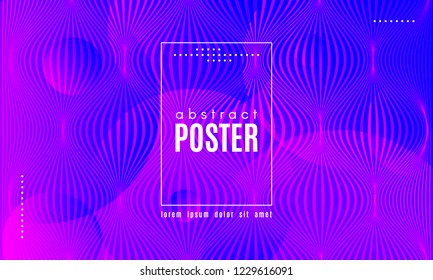 Abstract Background with Fluid Shapes. Wave Distorted Lines. Movement of Abstract Neon Liquid. Trendy Banner for Landing Page. Vector Abstract Background with Bright Vibrant Gradient and Wavy Liquid.