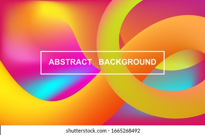 Abstract Background Fluid. Vector geometric illustration.