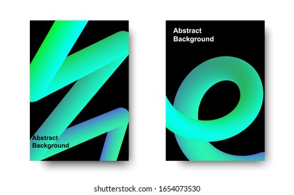 Abstract Background Fluid.Vector geometric illustration.Color liquid Shape