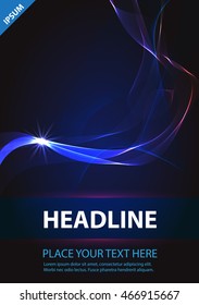 Abstract background. Flyer, brochure, poster, presentation, leaflets, business card, document cover pages, annual report, magazine cover vector template Modern corporate design A4 title sheet template