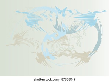 Abstract background is forces of nature
