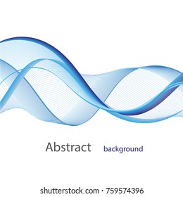 abstract background in the form of blue lines