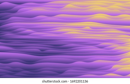 Abstract background in the form of a colored wave