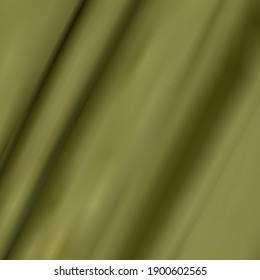 Abstract background in the form of crumpled tissue. Silk fabric with folds. Textile background. Vector illustration