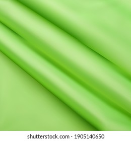 Abstrakter Hintergrund in Form von zerbrochenem Gewebe. Seidengewebe mit Falten. Textiler Hintergrund. Vektorgrafik
