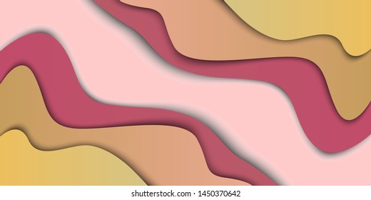 Abstract background in the form of cut pieces of paper.