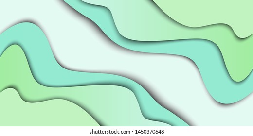 Abstract background in the form of cut pieces of paper.