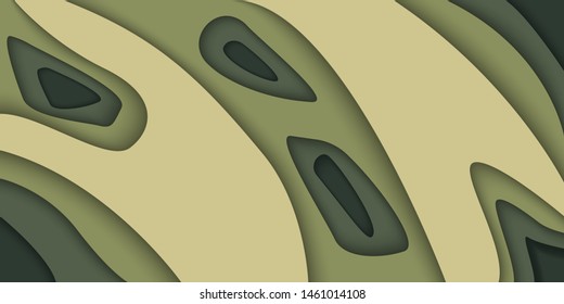Abstract background in the form of cut pieces of paper