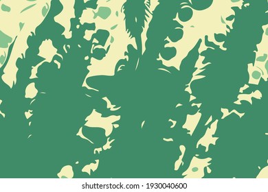 Fondo abstracto en forma de flores y hojas. Fondo natural abstracto colorido y brillante. Ilustrador de vectores.