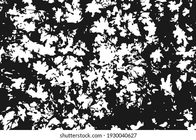 Abstract background in the form of flowers and leaves. Natural abstract bright colorful background. Vector eps