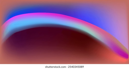 Abstract background. Form a gradient pattern in green, pink and blue. Artistic design for wallpaper, banner, card, poster. Gradient background