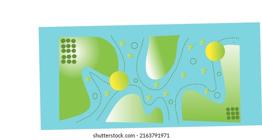Fondo abstracto en forma de gradaciones verdes, amarillas y blancas