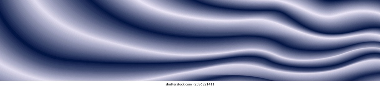 abstract background in the form of a horizontal decorative panel with a gradient effect. The background of the series is with a touch of sea wave, a wavy silk pattern.  feeling of depth and volume.