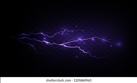 Abstract background in the form of lightning. Powerful charge causing a lot of sparks. Nature force