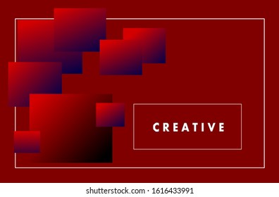 abstract background form of orange and black color boxes, vector illustration with a black background can be for backgrounds, wallpapers, brochures, posters, banners and for others.


