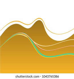 abstract background in the form of orange lines