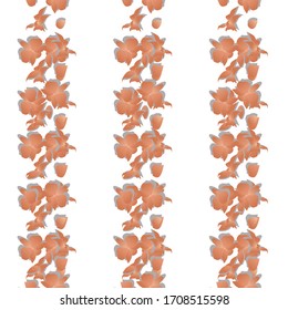 Fondo abstracto en forma de flores orquídeas. Ilustración del vector