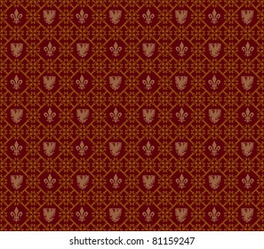 Abstract background in the form of a pattern from decorative elements