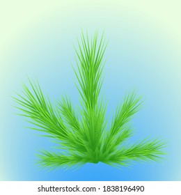 
abstract background in the form of a pine branch