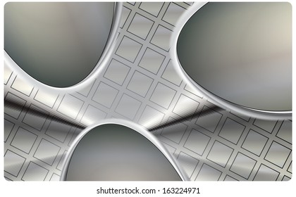 abstract background in the form of a plastic card