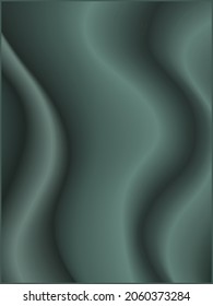 abstract background in the form of soft folds of silk of gray-green shades for prints on wallpaper, postcards, banners and for decorating the backgrounds of interiors of rooms, studios, clubs