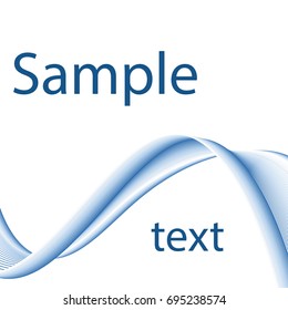 Abstract background in the form of waves