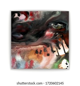 formación de fondo abstracto por manchas y elementos de diseño