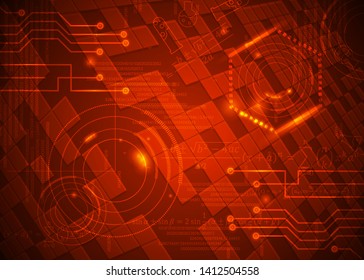 abstract background of formulas, code, mathematical signs and boards, design concept of digital technology and science vector EPS10