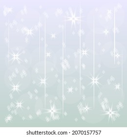 Resumen Antecedentes Cuatro Estrellas Ángulas Líneas Diamantes de Navidad Diseño Vector Verde Púrpura Pastel