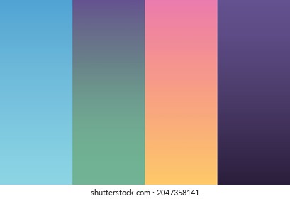 abstract background with four color combinations