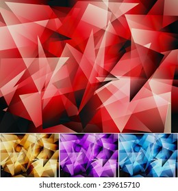 Abstract background four colors
