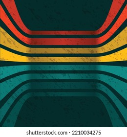 Abstract background with four lines different colors