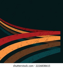 Abstract background with four lines different colors