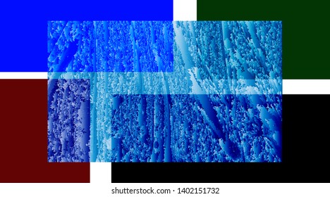  Abstract background of four rectangles of different colors and on top of rectangles emitting ice blue. FOR the design of the caps of sites of different subjects. Vector illustration