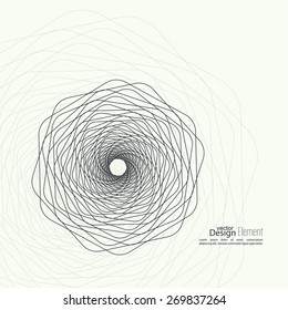 Abstract background with fractal, geometry, mesh element. 