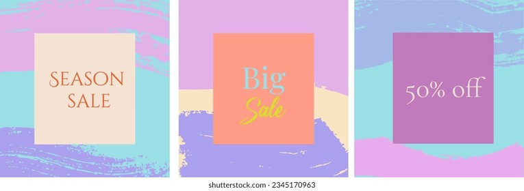 Abstract background with frame for ads for social media and poster and templates