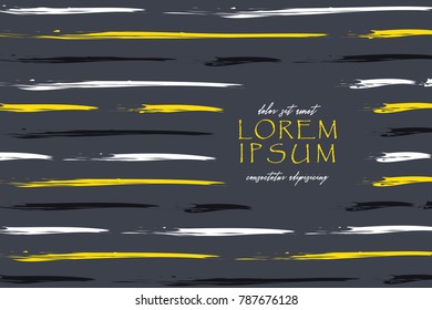 Abstract Background and Frame with Brush Strokes and Copy Space for Text. Posters Banners or Cards Design