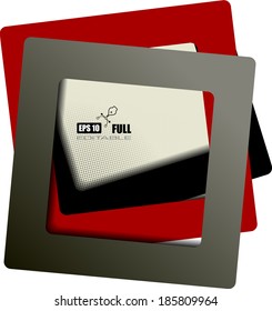 Abstract background frame composition - vector illustration