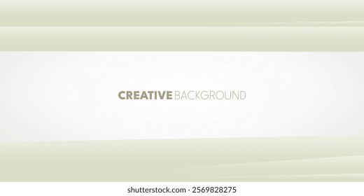 Abstract background with frame design for business template illustration. A light green abstract background with the text centered in a white section. 