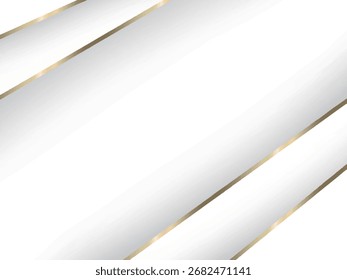 Abstract background frame with golden lines