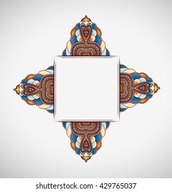 Abstract  background with frame. Illustration 10 version