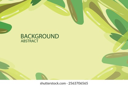 abstract background frame Nature's Embrace: The Beauty Within