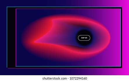 Abstract background with frame and stereoscopic effect.