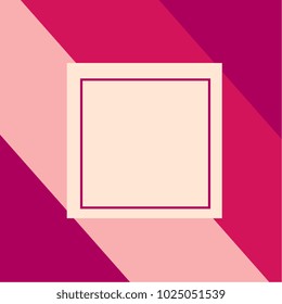 Abstract background with frame and stripes