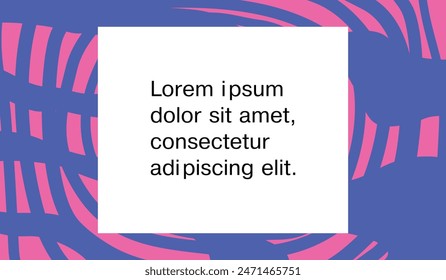 Abstract background with frame template