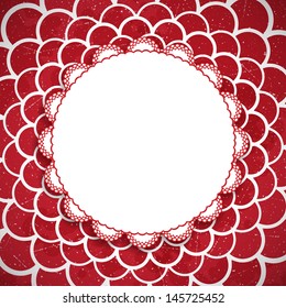 Abstract background with frame. Vector illustration.