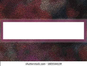 Abstract background in frame where text can be entered