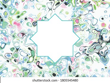 Abstract background in frame where text can be entered