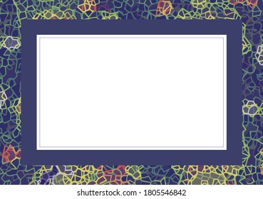 Abstract background in frame where text can be entered